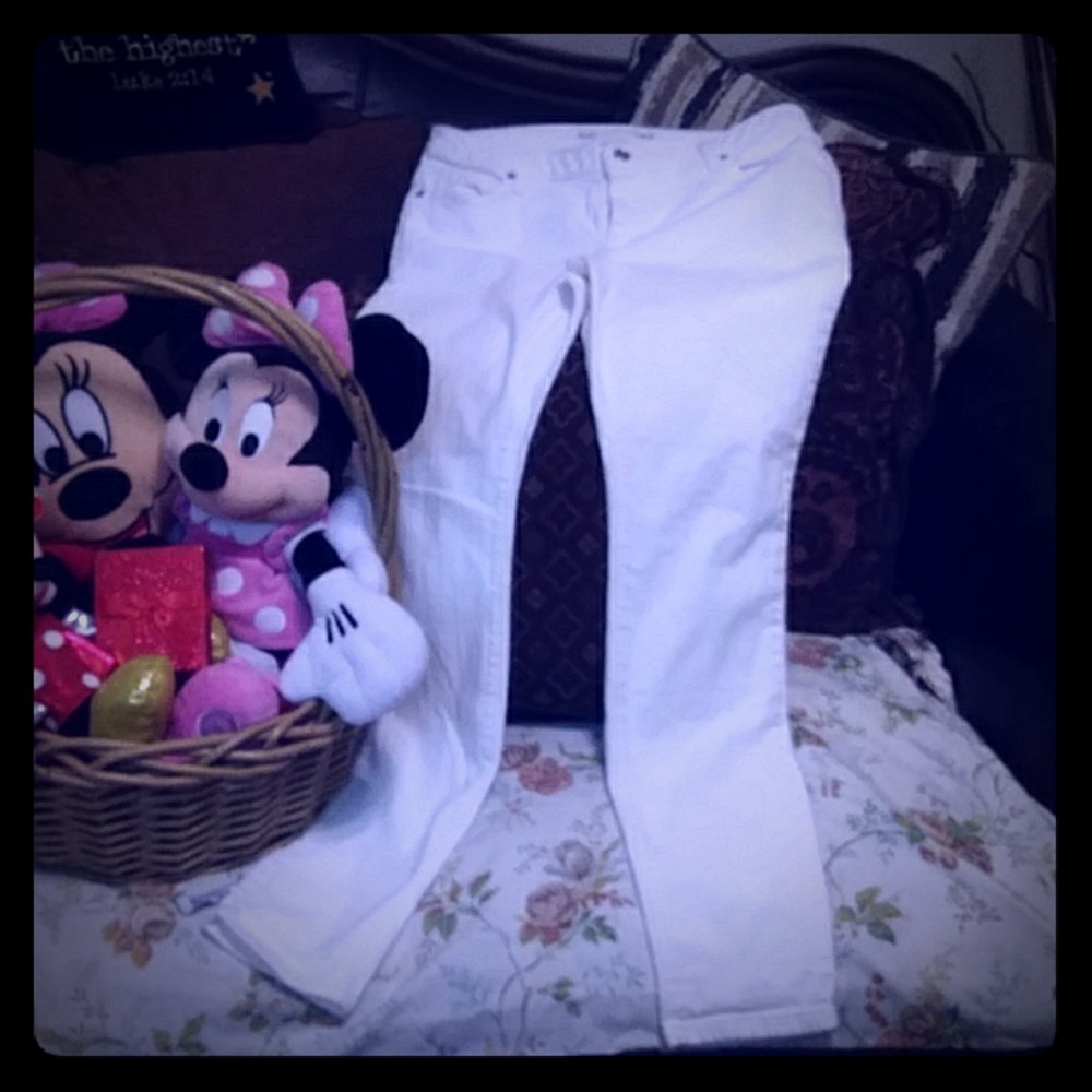 White Jeans skinny legs/ used